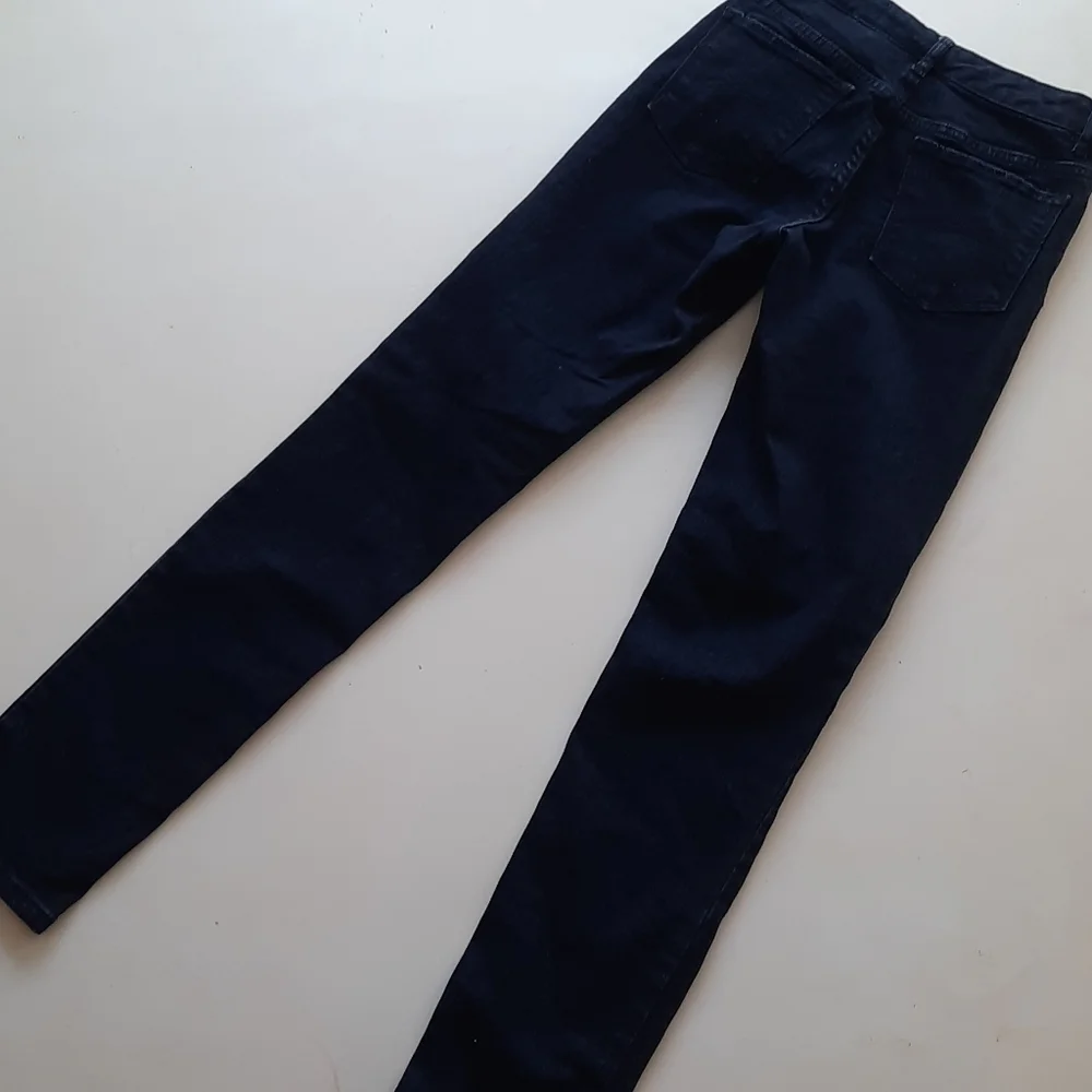 Gap Kids 12 Slim Super Skinny Denim Jeans Dark Wash Blue